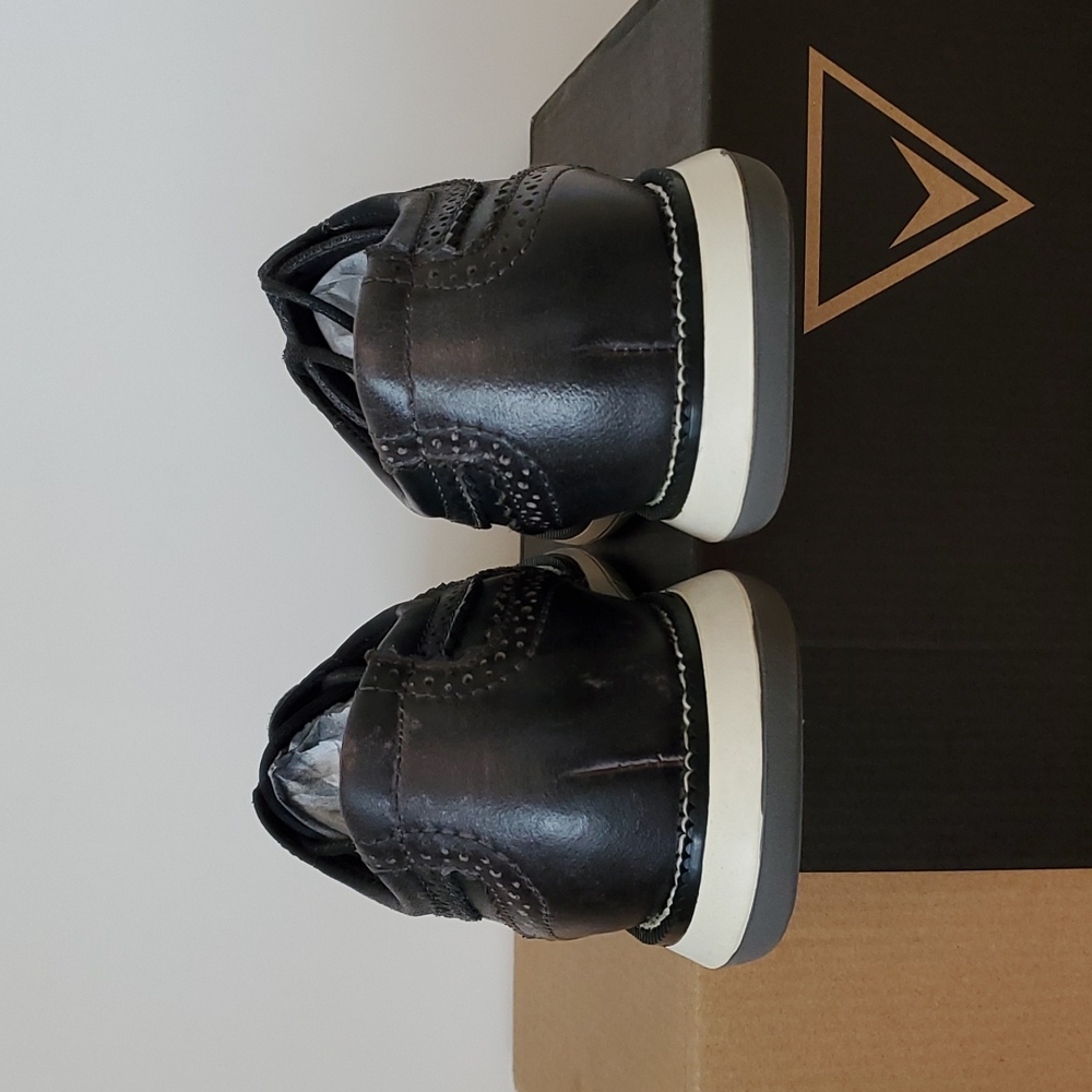 $FINAL$ Leather Wingtip Oxford in Black NEW - Picture 10 of 13